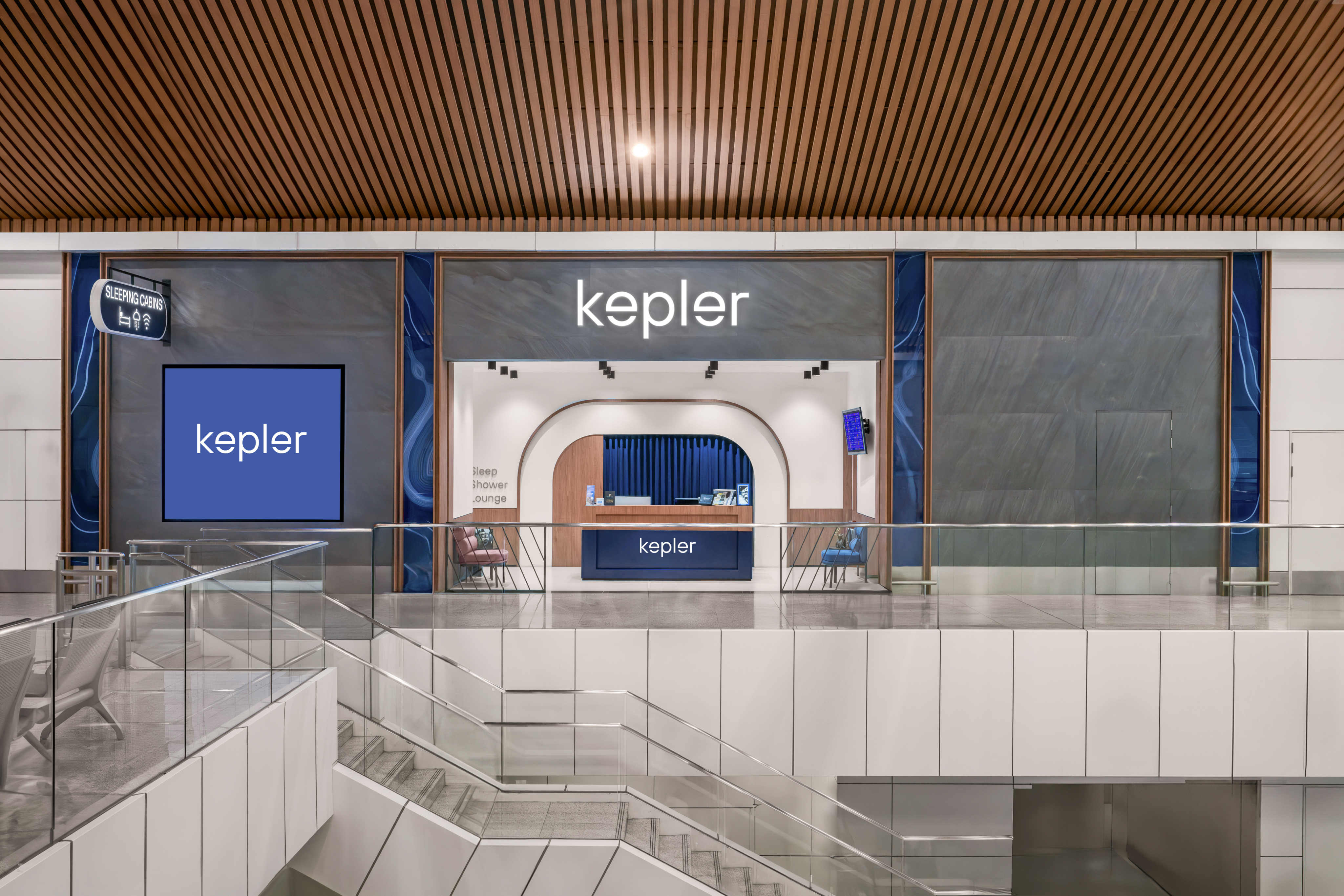 Airport terminal entrance