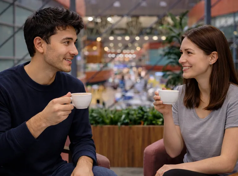 Coffee and snacks area