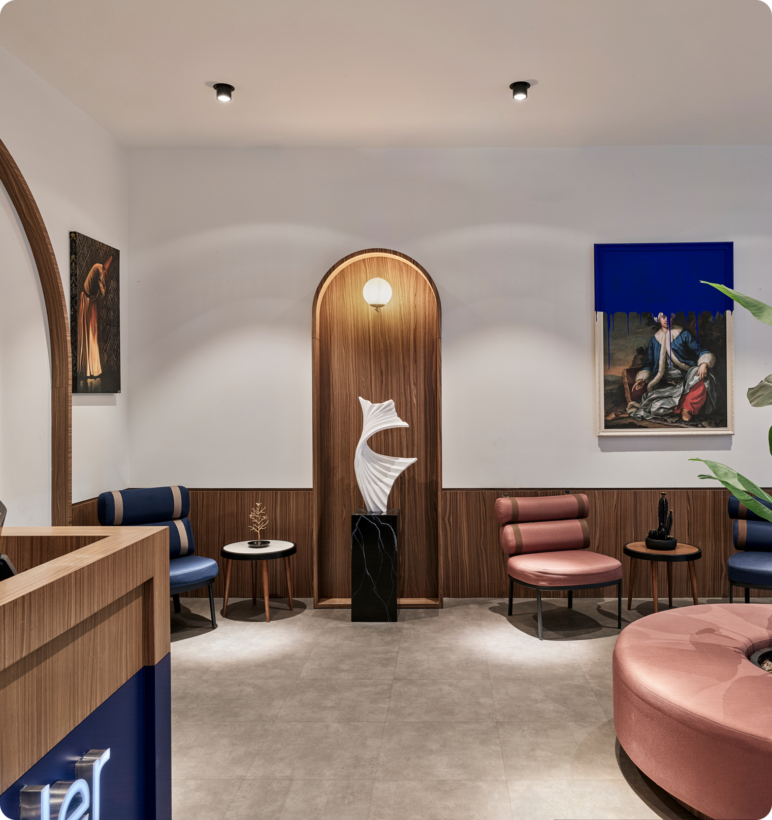 Reception and waiting area