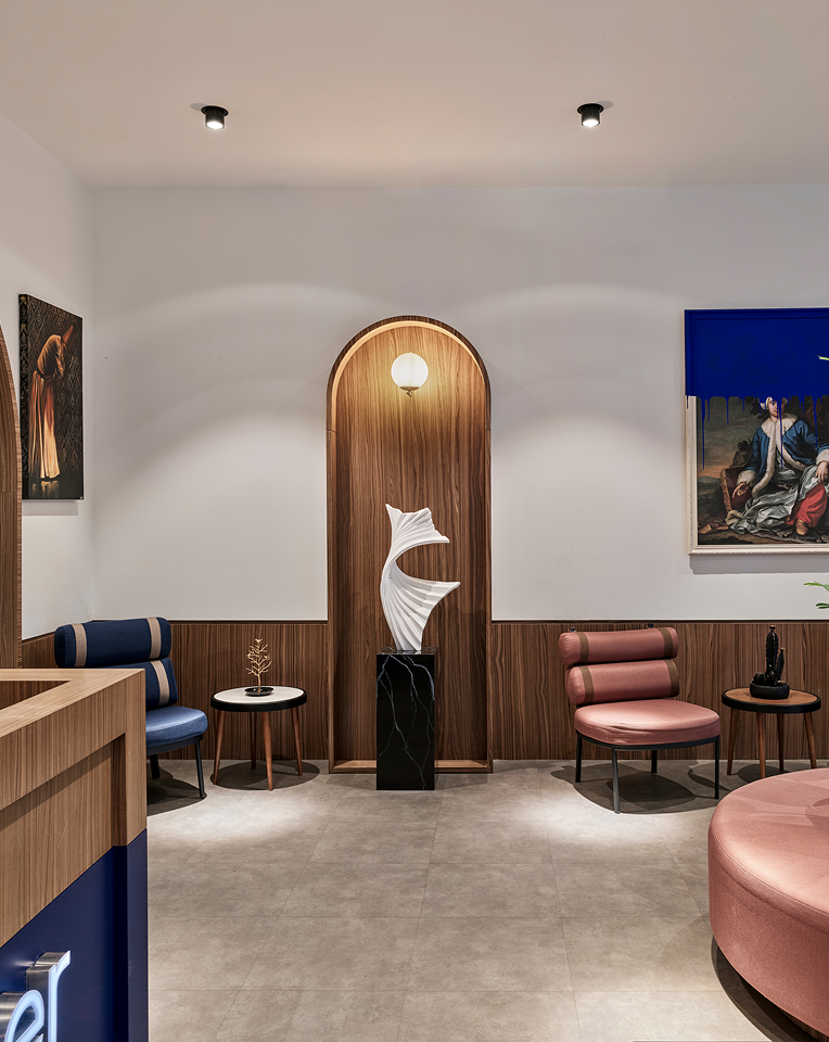 Reception and waiting area