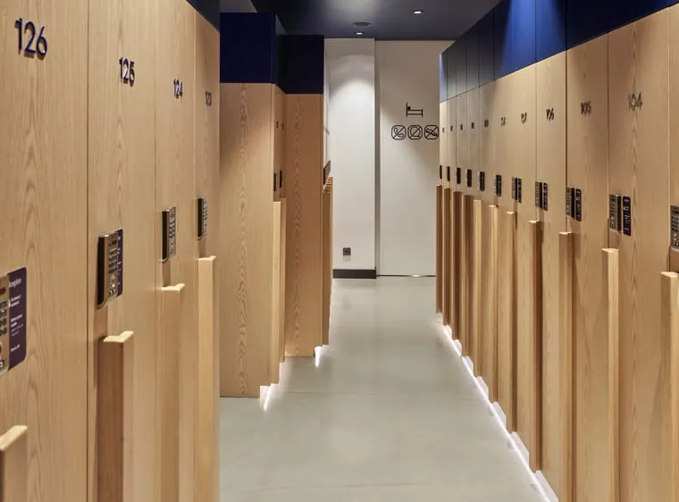Locker corridor