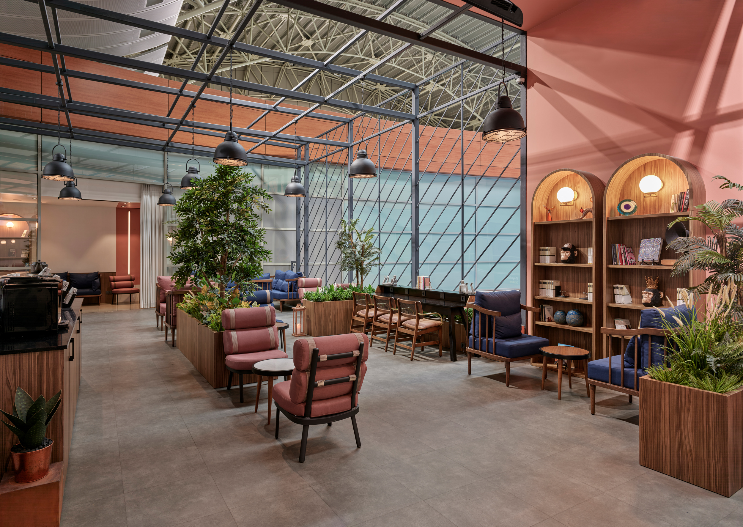 Airport hotel lounge and relaxation area at Kepler Sabiha Gökçen Airport location