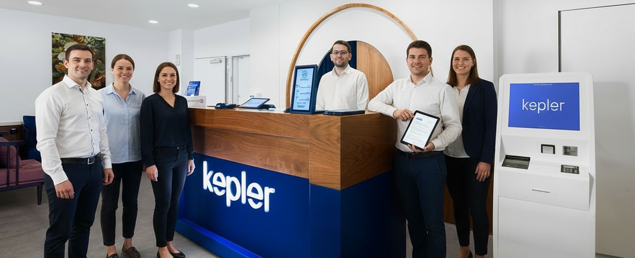 Reception team at Kepler