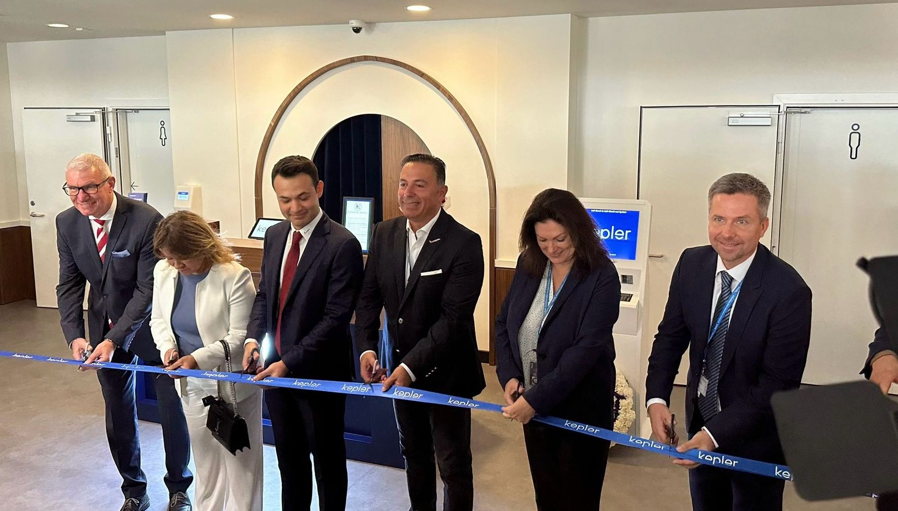 Riga airport launch event