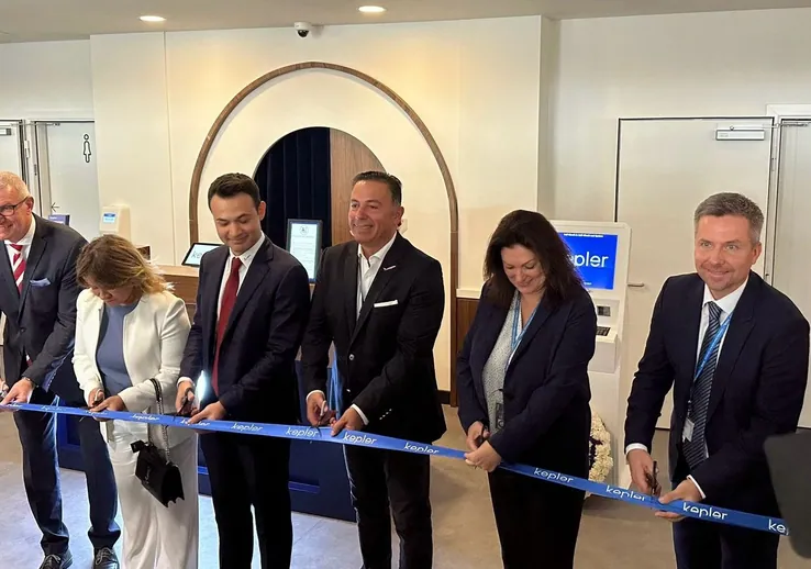 Riga airport launch event