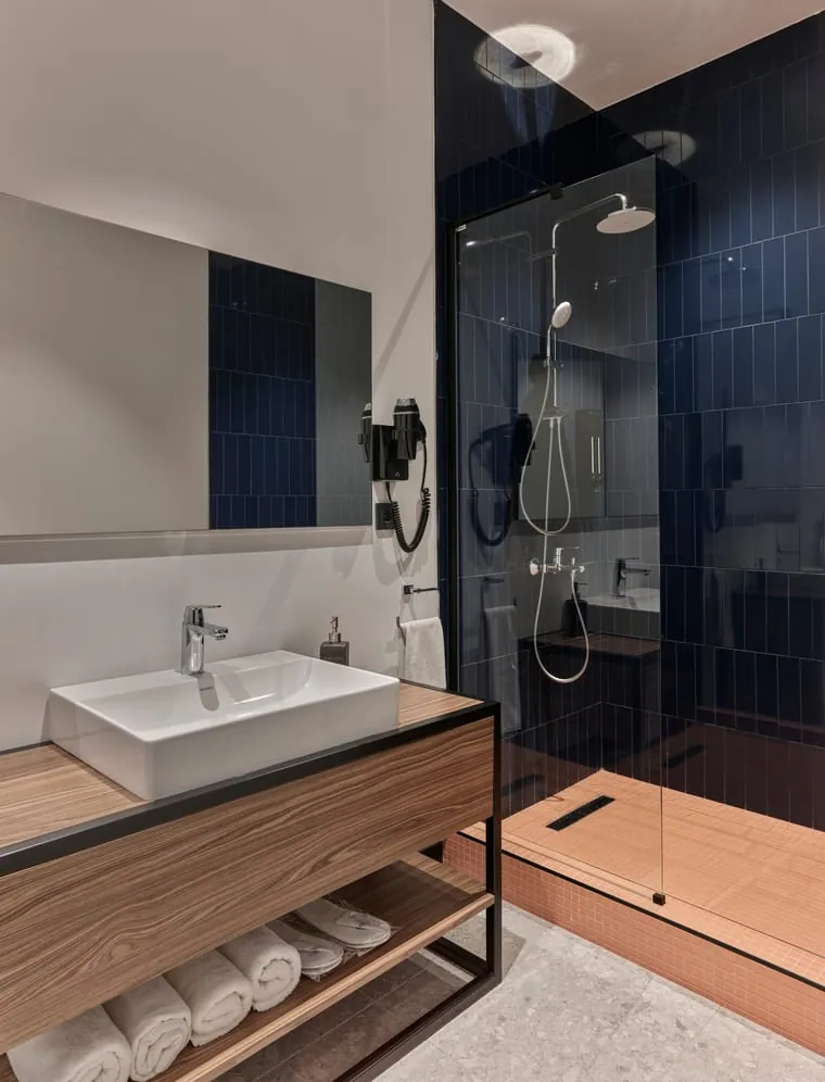 Fresh towels and 24/7 showers