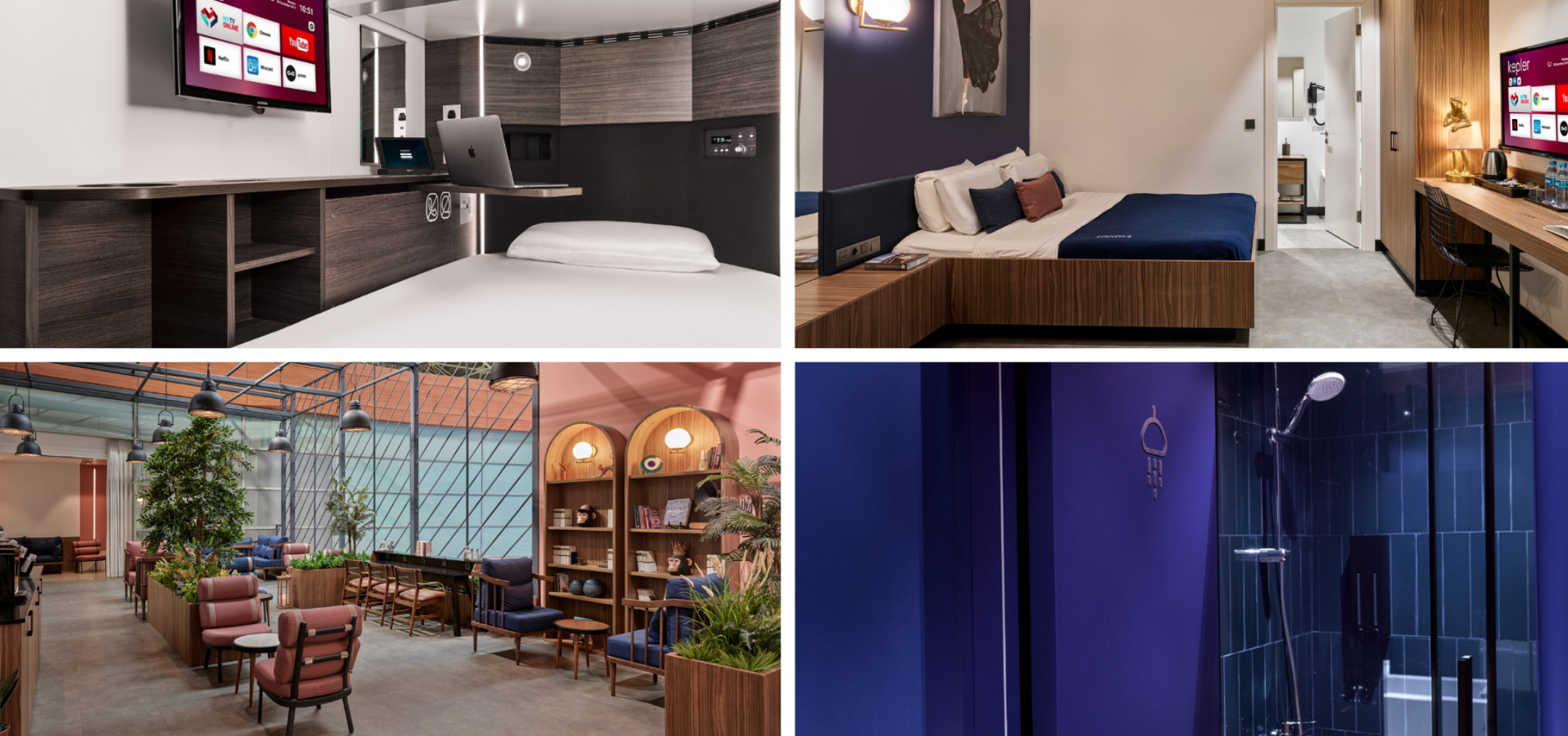 Modern and comfortable Istanbul airport hotel room - Kepler Club