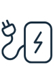 Icon of a universal charging station – A convenient solution for charging all devices.