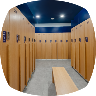 Secure lockers for safely storing your belongings.
