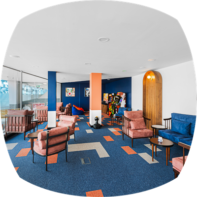 Lounge area offering a comfortable and relaxing space for guests to unwind.